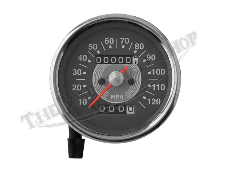 Triumph Grey-Faced 2:1 120mph Speedometer SSM 5001/00 Replica