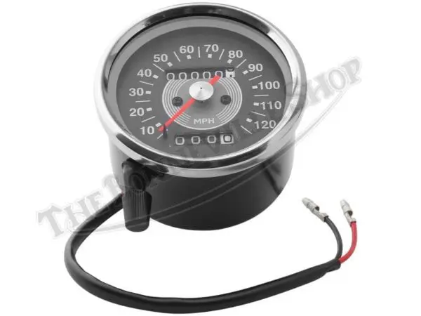 TBS 4199 02 Triumph Grey Faced 120mph Speedometer SSM 5001 00 Replica