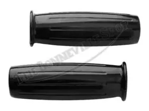 TBS 42 56590 01 1960S Vintage Amal Style 1 Black Handlebar Grips