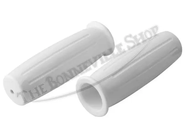 TBS 42 56591 03 1960S Vintage Amal Style 1 White Handlebar Grips