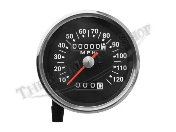 BSA Triumph Black-Faced 2:1 120mph Speedometer SSM 5007/02