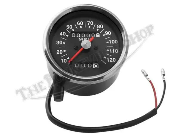 TBS 4200 02 Triumph Black Faced 120mph Speedometer SSM 5007 02 Replica
