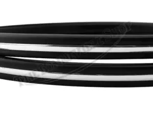 TBS 4340 R 02 Triumph T140 T160 Norton Commando Seat Trim Strip with Chrome Band Inset