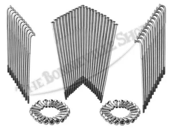 TBS TRIUMPH BSA CWC FRONT WHEEL STAINLESS SPOKE SET