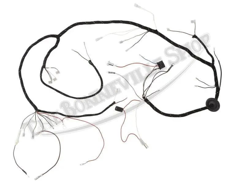 TBS 6002C 54950449 01 1967 Triumph T120 Bonneville TR6 T100 T90 etc Cloth Wiring Harness