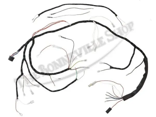 TBS 6005C 54938941 01 1966 Triumph 350 500 650 Twins Cloth Bound Wiring Harness Lucas