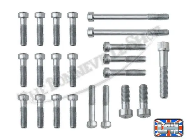 TBS 8200 TRIUMPH UNIT T120 TR6 650 TWINS BSF CASE SCREW SET FITS 1963 68