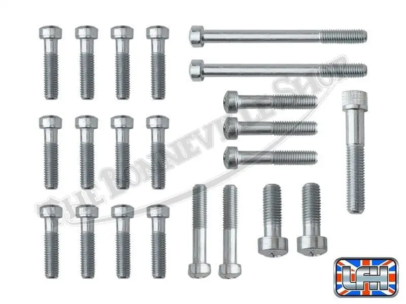 TBS 8200 TRIUMPH UNIT T120 TR6 650 TWINS BSF CASE SCREW SET FITS 1963 68