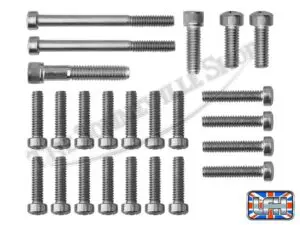 TBS TRIUMPH UNIT TR TWINS COVER SCREW SET FITS