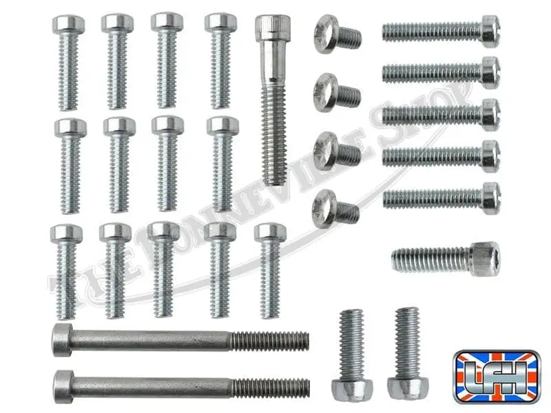 TBS TRIUMPH UNIT T TR TRC TWINS COVER SCREW SET FITS