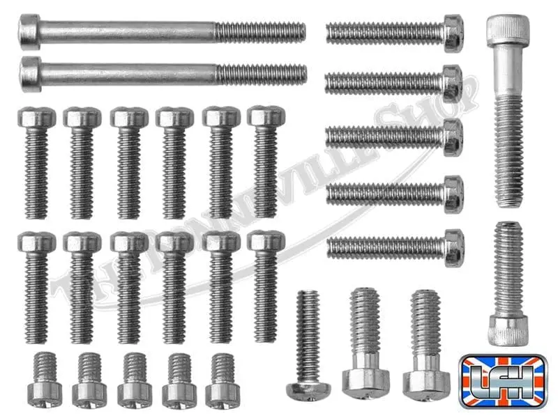 TBS 8600 01 TRIUMPH UNIT T120 TR6 TR6C 650 TWINS COVER SCREW SET FITS 1969 70