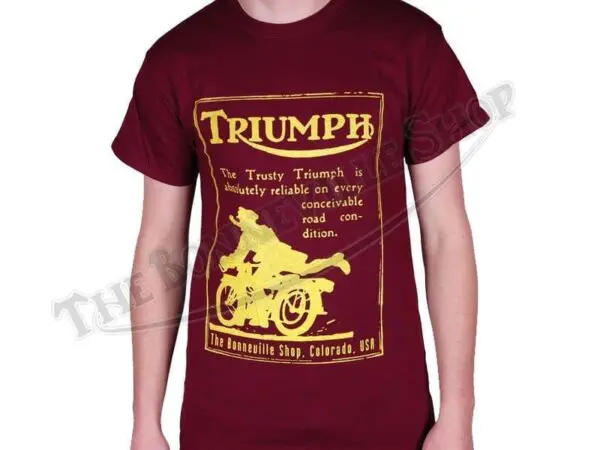 TBS 9996 02 TBS TRUSTY SHIRT MAROON 2