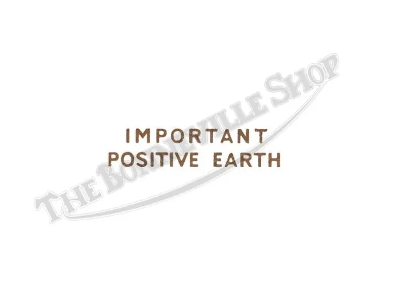 Waterslide Decal PN# TBS-S105 60-0052