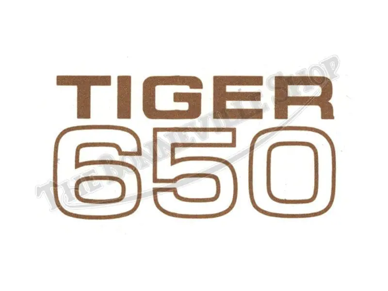 TBS S TRIUMPH TIGER LARGE SIDEPANEL DECAL