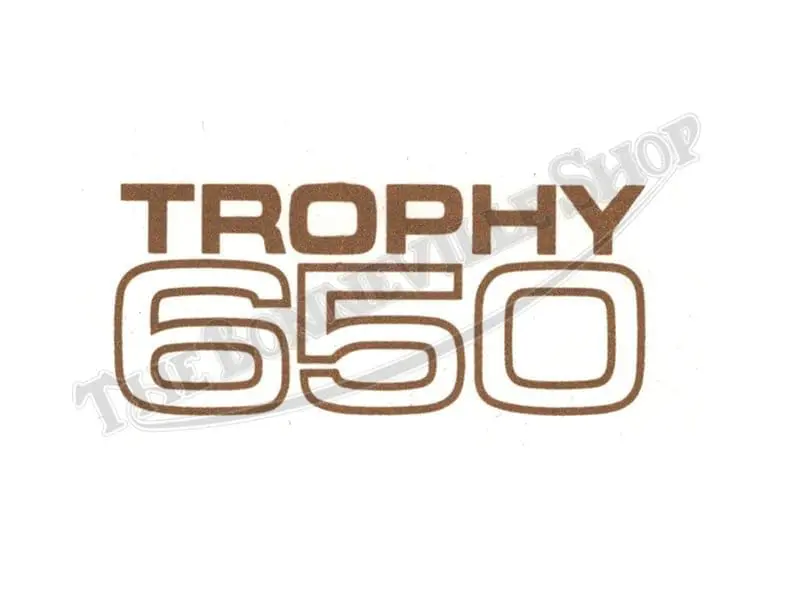 TBS S TRIUMPH TROPHY DECAL