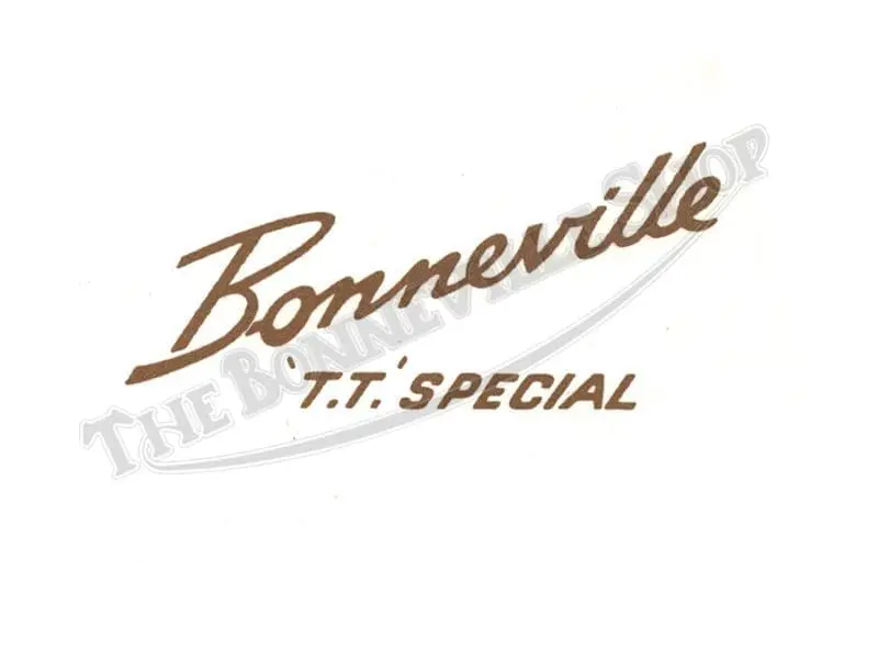 TBS S125 01 TRIUMPH BONNEVILLE TT SPECIAL DECAL