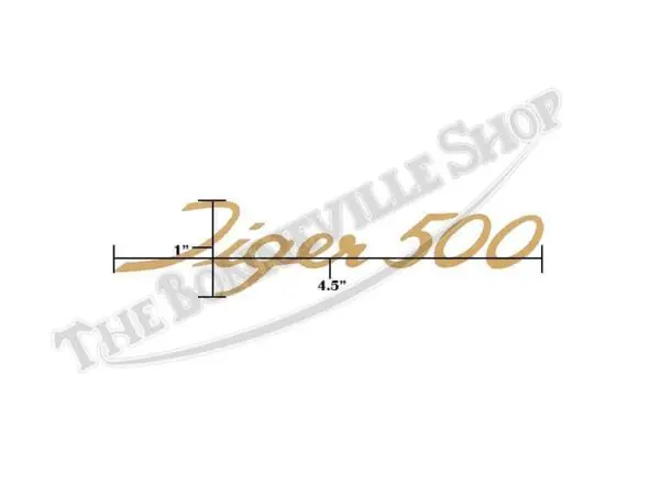 TBS S127 02 Tiger 500 cursive Sticker 1