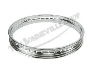 S TRIUMPH BSA TWINS STAINLESS HOLE WM X FRONT WHEEL RIM CWC