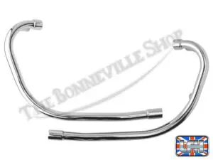 70 9662 70 9663 02 Triumph Daytona T100 T100R 500 Header Pipes for 1969 70 UK Made