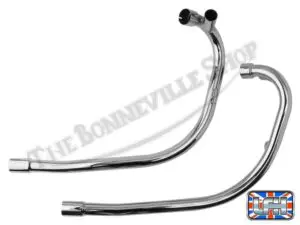 70 9662 70 9663 03 Triumph Daytona T100 T100R 500 Header Pipes for 1969 70 UK Made