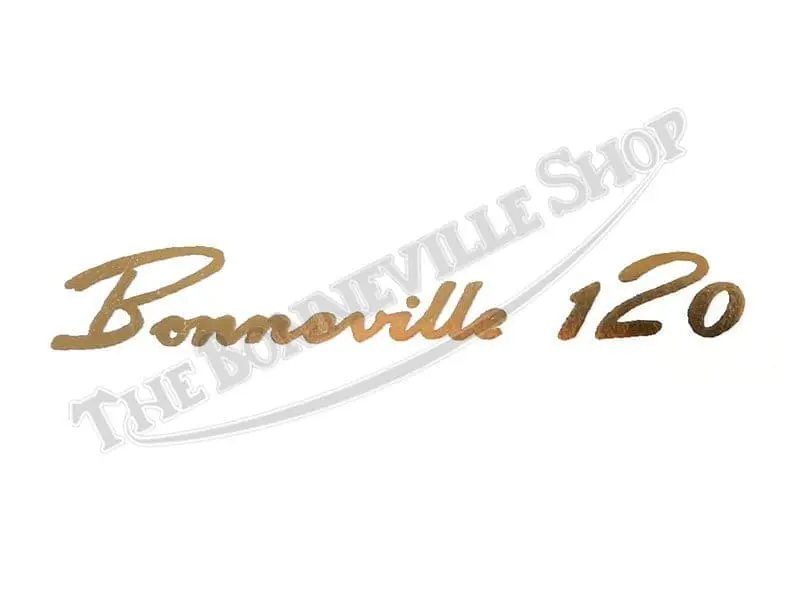 STICKER 0021TRIUMPH BONNEVILLE 120 SCRIPT STICKER DECAL