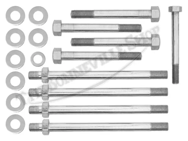 Triumph 650 Unit Complete Cylinder Head Bolt and Washer Kit 1963–1970 PN# TBS-0054 A