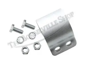 70 6389 03 Triumph Norton BSA Ignition Coil Bracket w Hardware 40mm