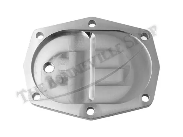 70 6580 B24 02 TRIUMPH BSA TRIPLES BILLET SUMP PLATE WITH DRAIN PLUG