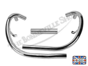 BSA EXHAUST PIPE HEADER SET BALANCED WITH CROSS OVER BALANCE PIPE