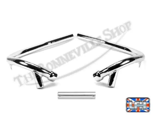 TRIUMPH UNIT T TR EXHAUST PIPE SET BALANCED WITH CROSS OVER PIPE