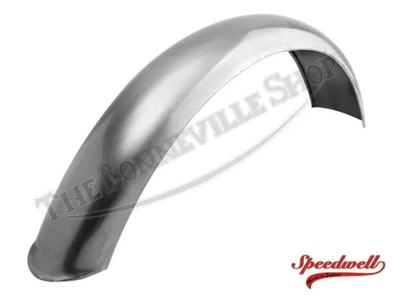 97 4440 01 TRIUMPH T140 1973 75 FRONT MILD STEEL PRESSED NOSE FENDER SPEEDWELL 1