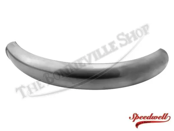 97 4440 03 TRIUMPH T140 1973 75 FRONT MILD STEEL PRESSED NOSE FENDER SPEEDWELL 1