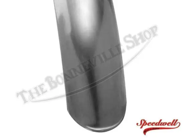 97 4440 04 TRIUMPH T140 1973 75 FRONT MILD STEEL PRESSED NOSE FENDER SPEEDWELL 1