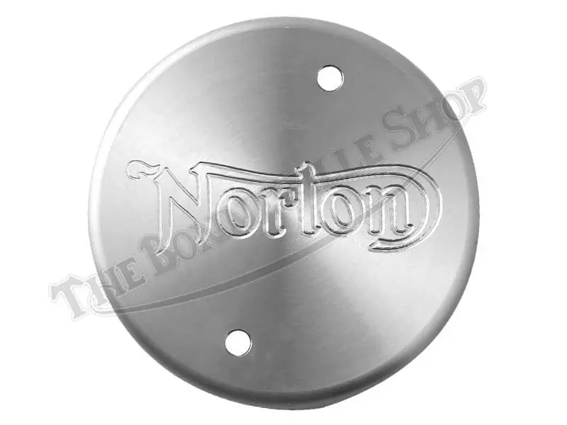 TBS 074 01 NORTON LASER CUT LOGO ALLOY POINTS COVER FOR NORTON 1