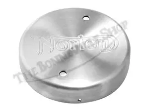 TBS 074 02 NORTON LASER CUT LOGO ALLOY POINTS COVER FOR NORTON 1