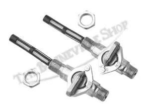 Triumph Norton BSA B.A.P. Main And Reserve Fuel Petcock Set PN# 60-7266, 60-7267