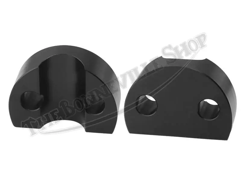 97 1844 01 Triumph BSA 500 650 Billet Alloy Fork Spindle Axle Caps