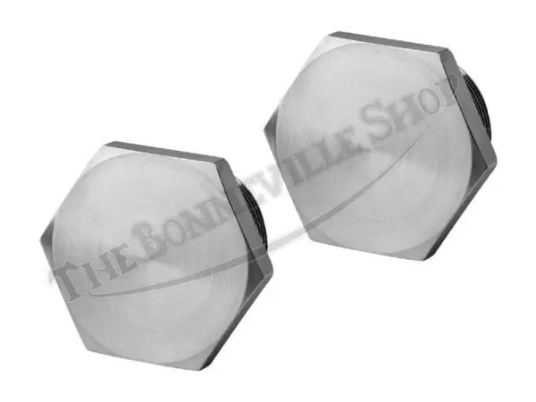 97 4395 B 97 4258 B 97 4387 B 01 TRIUMPH BSA T120T140 T150 A65 A75 BILLET FORK TOP NUTS 1971 UP