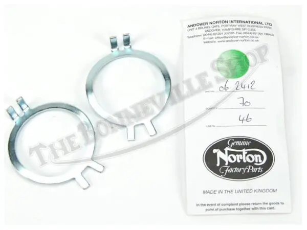 NORTON EXHAUST PIPE LOCK WASHER SET