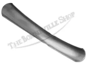 97 3884 02 TRIUMPH STAINLESS FRONT MUDGUARD BEADED EDGE