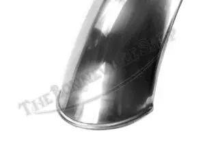 97 3884 03 TRIUMPH STAINLESS FRONT MUDGUARD BEADED EDGE