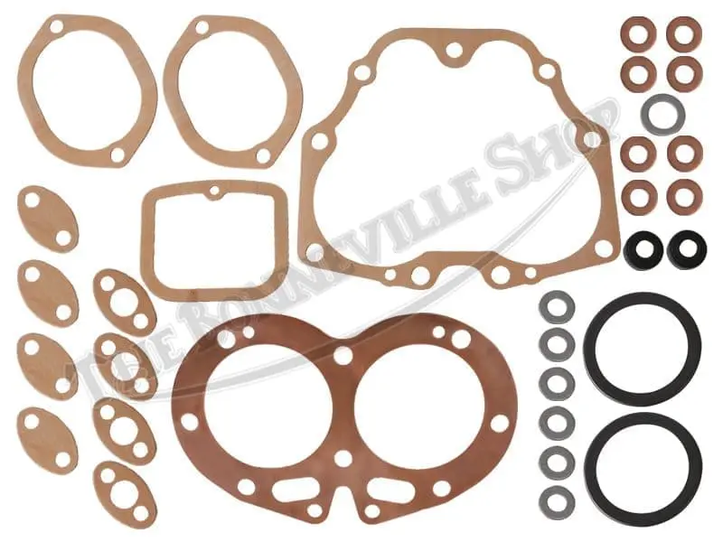 06 0911CU NORTON COMMANDO 750 TOP END ENGINE GASKET SET W COPPER HEADGASKET 1968 73
