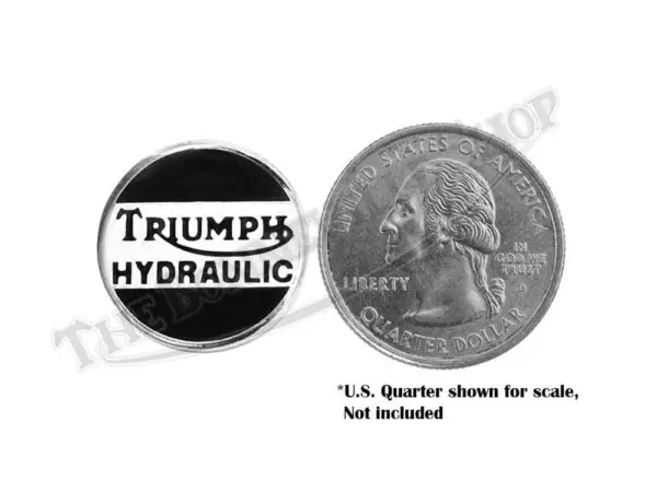 TBS BADGE Triumph T Bonneville Hydraulic Brake Caliper Enamel Metal Lapel Pin
