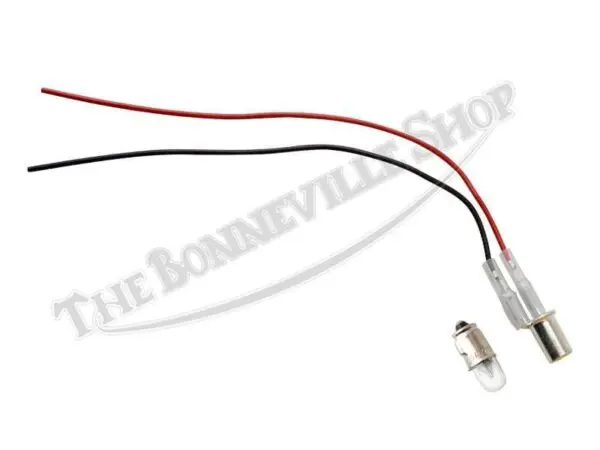 54945043 54364380 02 Triumph Norton BSA Lucas Indicator Warning Bulbholder w Bulb