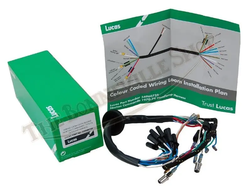 NORTON HEADLIGHT WIRING HARNESS