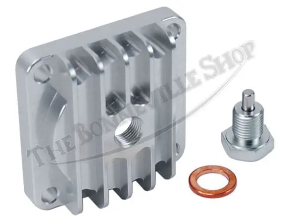 67 1285B 04 BSA BILLET FINNED SUMP PLATE MASTER