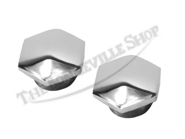 Triumph 500 650 1964 Fork Top Nuts (2) 26TPI 1964-1967 PN# 97-1762 H1762