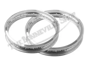 A A NORTON COMMANDO ATLAS BSA ALLOY WHEEL RIMS PAIR WM X WM X SPOKE ATLAS P