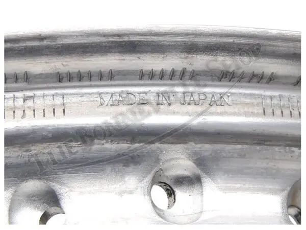 A TRIUMPH BSA TWINS REAR CONICAL HUB SHOULDERED VALANCED ALLOY REAR WHEEL RIM EXCEL