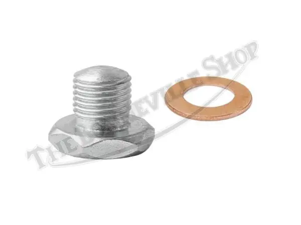 70 2615 70 1335 03 TRIUMPH TIMING COVER PLUG WITH COPPER WASHER MASTER